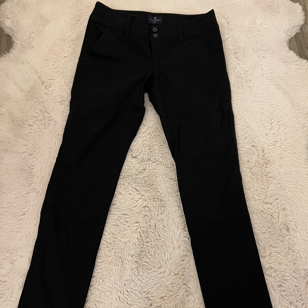 AEO black stretch skinny jean